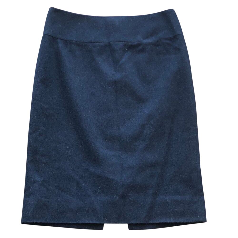 Black Wool Banana Republic Pencil Skirt 2